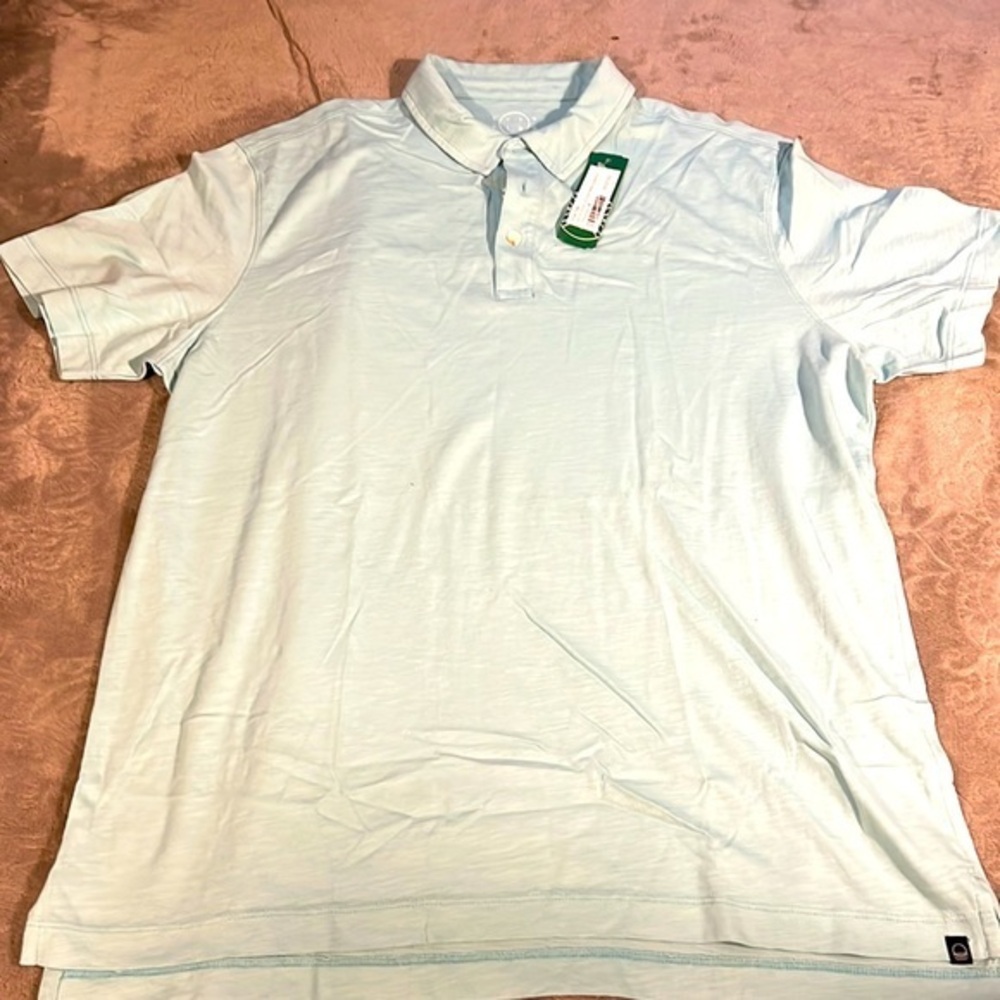 Eventide Size medium regular fit vintage wash slub polo new